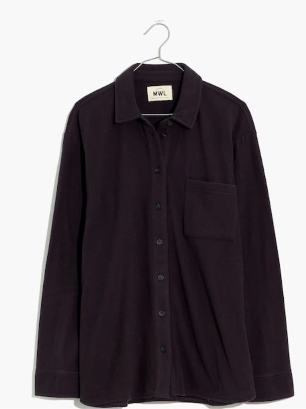 NWOT Madewell MWL Fleecelayer Shirt-Jacket